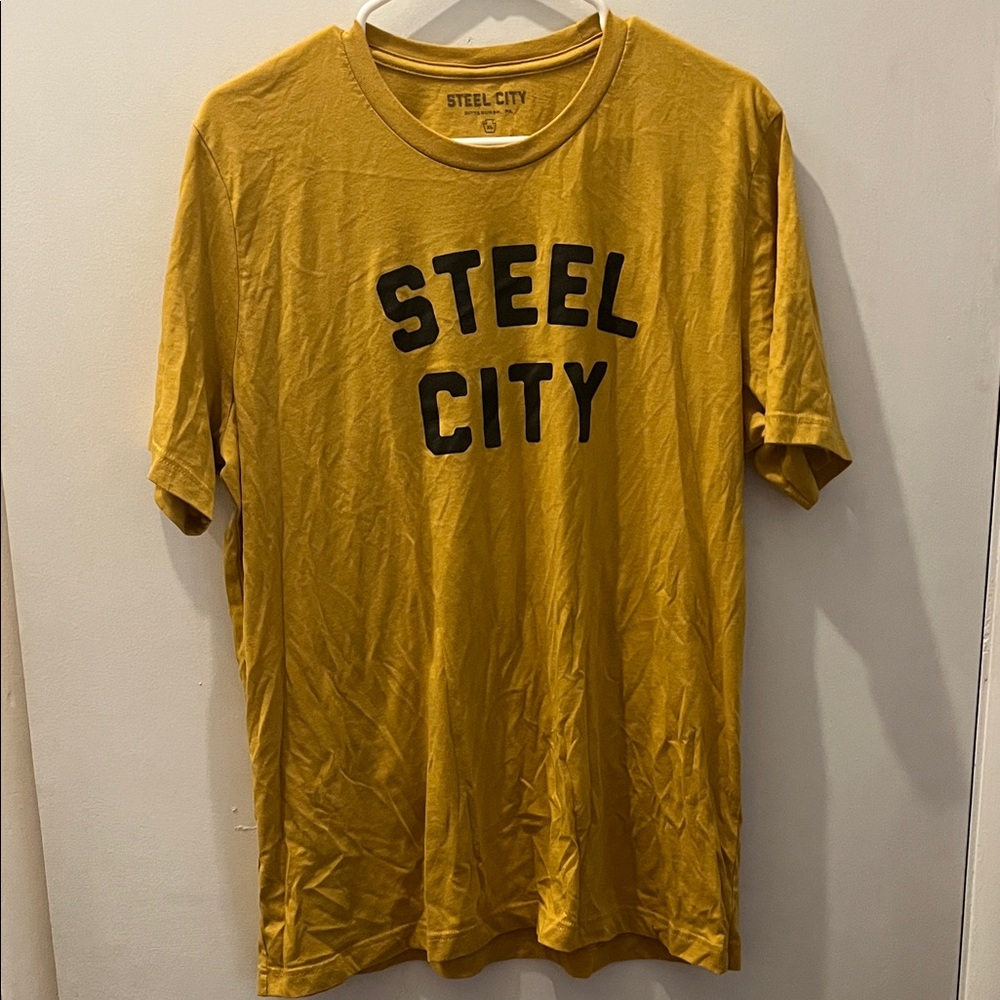 Steel City Classic Logo T-Shirt in Golden Yellow